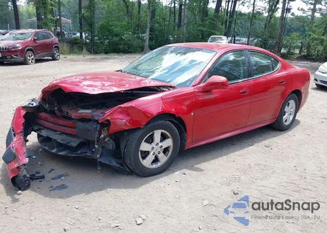 2008 Pontiac Grand Prix from USA, damaged, VIN 2G2WP552481123270